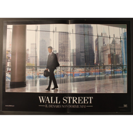 WALL STREET - Stone - LaBeouf, Douglas - FOTOBUSTA ORIGINALE 2010