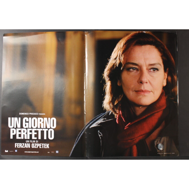 UN GIORNO PERFETTO - Ozpetek - Mastandrea, Ferrari - FOTOBUSTA ORIGINALE 2008