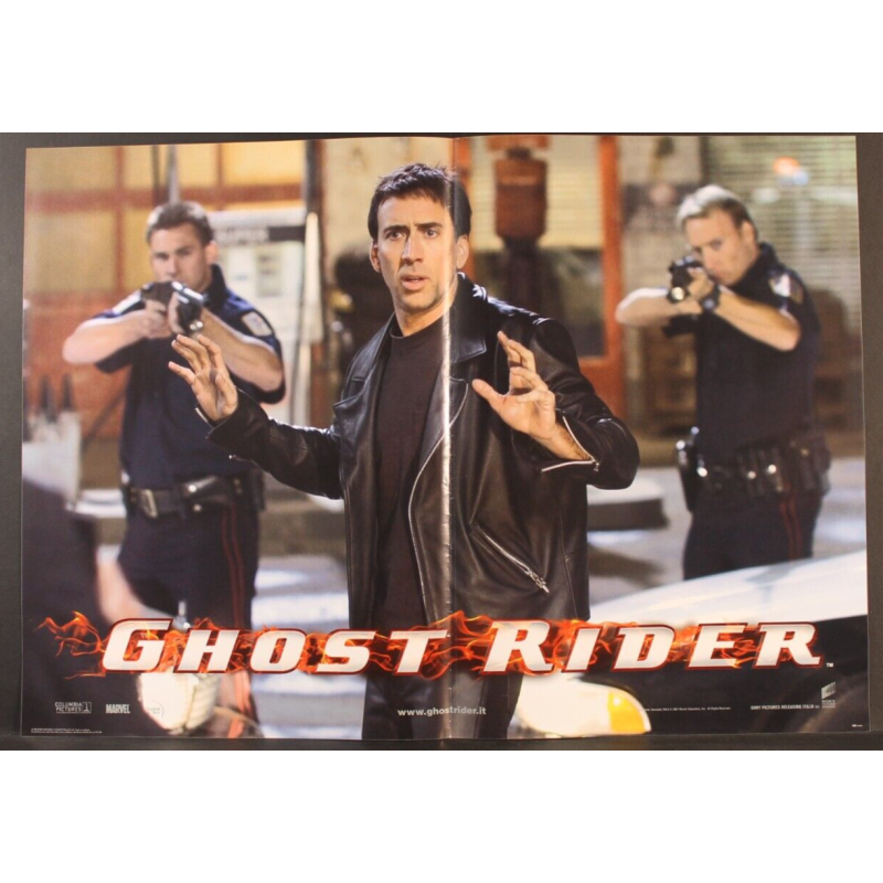 GHOST RIDER - Johnson - Cage, Mendes - FOTOBUSTA ORIGINALE 2007