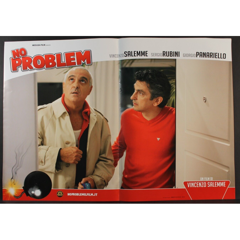NO PROBLEM - Salemme - Salemme, Panariello - FOTOBUSTA ORIGINALE 2008
