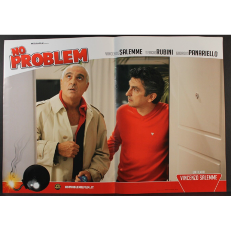 NO PROBLEM - Salemme - Salemme, Panariello - FOTOBUSTA ORIGINALE 2008