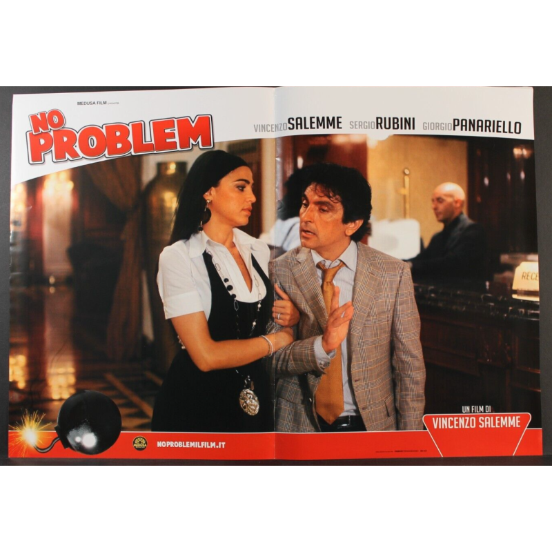 NO PROBLEM - Salemme - Salemme, Panariello - FOTOBUSTA ORIGINALE 2008