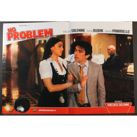 NO PROBLEM - Salemme - Salemme, Panariello - FOTOBUSTA ORIGINALE 2008