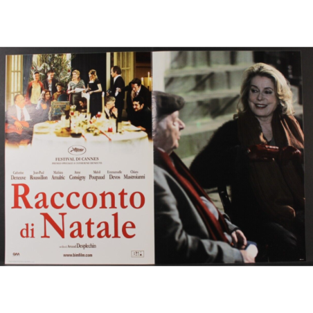 RACCONTO DI NATALE - Desplechin - Deneuve, Amalric - FOTOBUSTA ORIGINALE 2008