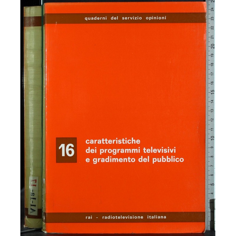 Caratterisctiche programmi televisivi e gradimento del pubblico