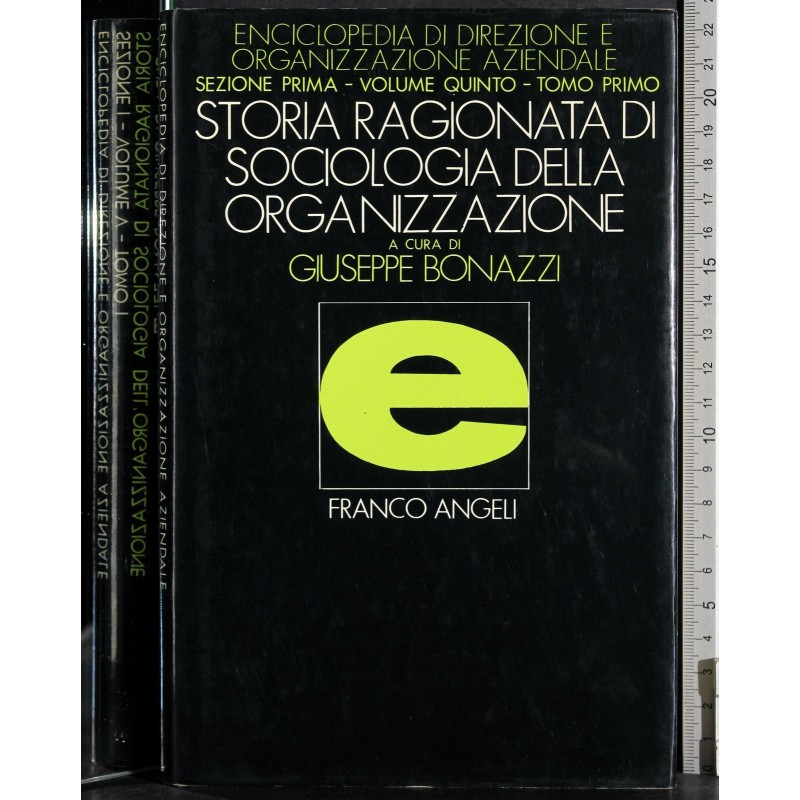 Enciclopedia Sez I Vol V Tom I. Storia ragionata sociologia..