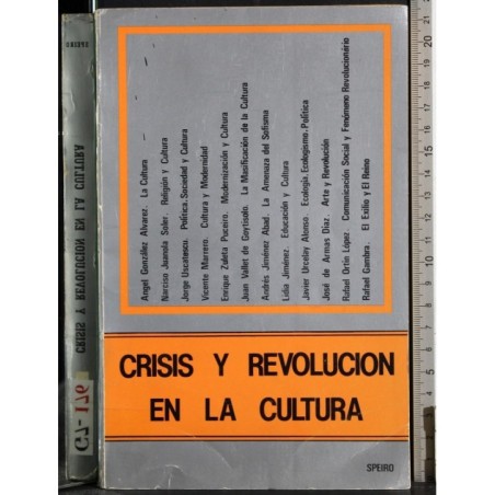 Crisis y revolucion en la cultura