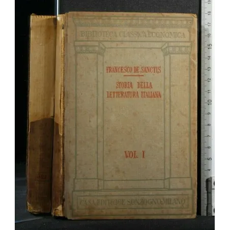 STORIA DELLA LETTERATURA ITALIANA VOL 1