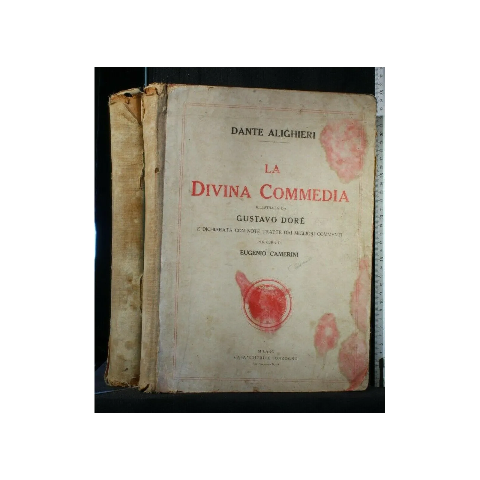 LA DIVINA COMMEDIA ILLUSTRATA DA GUSTAVO DORÈ E DICHIARATA CON