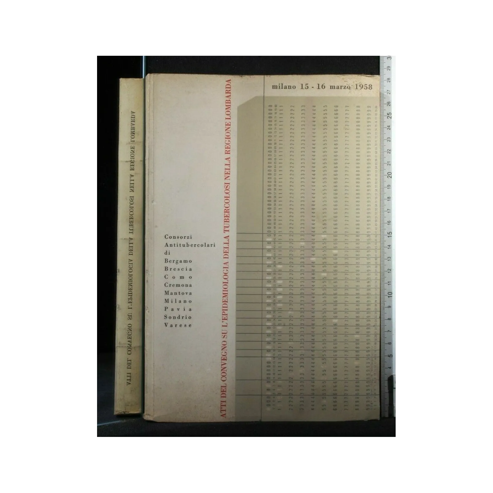 ATTI DEL CONVEGNO SU L'EPIDEMIOLOGIA DELLA TUBERCOLOSI NELLA