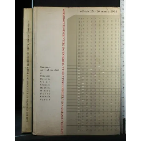 ATTI DEL CONVEGNO SU L'EPIDEMIOLOGIA DELLA TUBERCOLOSI NELLA