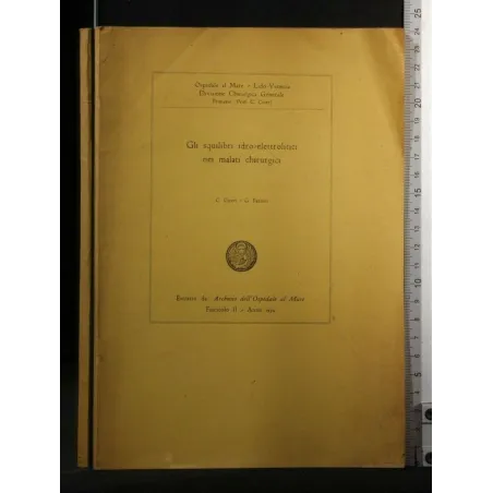 GLI SQUILIBRI IDRO-ELETTROLITICI NEI MALATI CHIRURGICI ESTRATTO