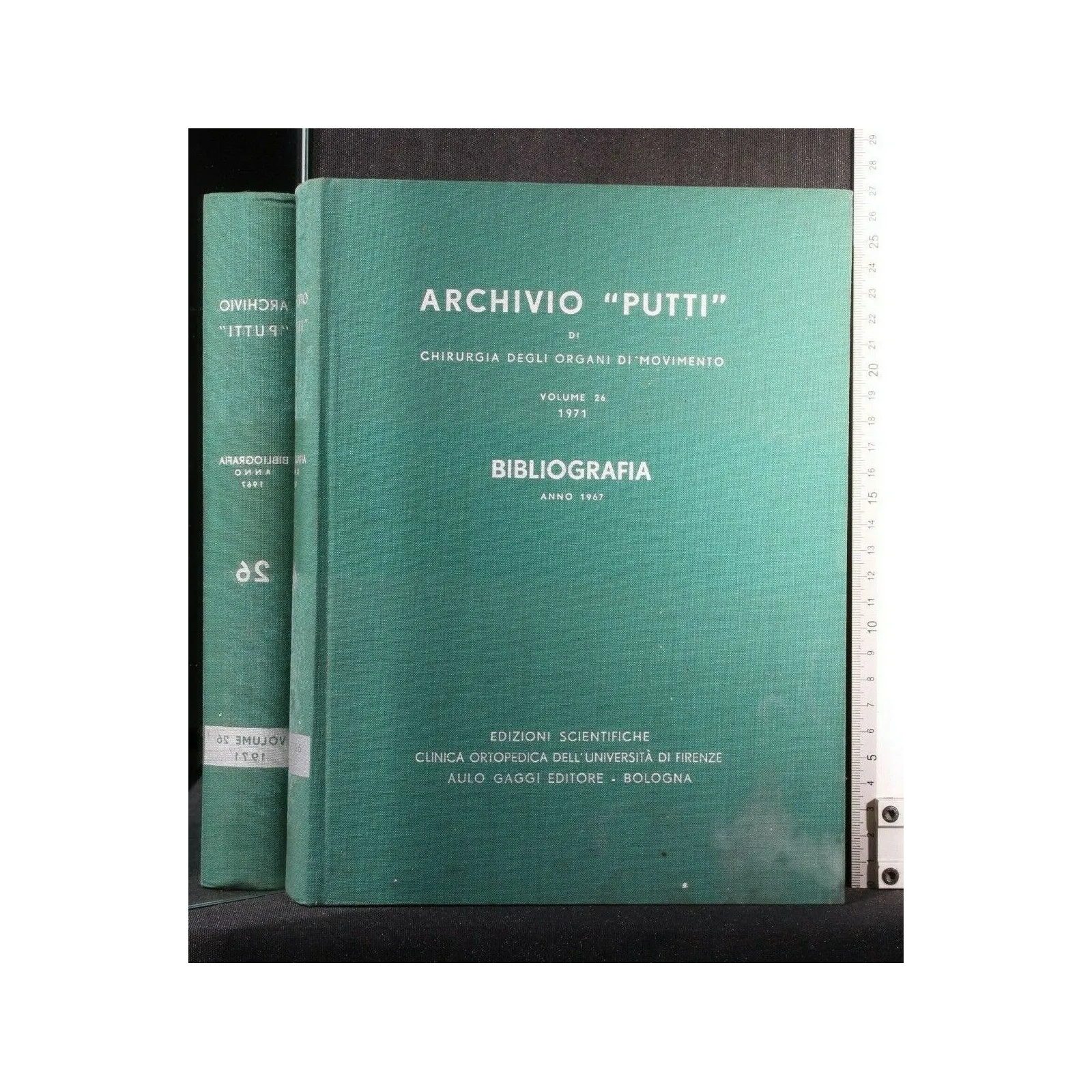 ARCHIVIO PUTTI VOLUME 26 1971 BIBLIOGRAFIA ANNO 1967