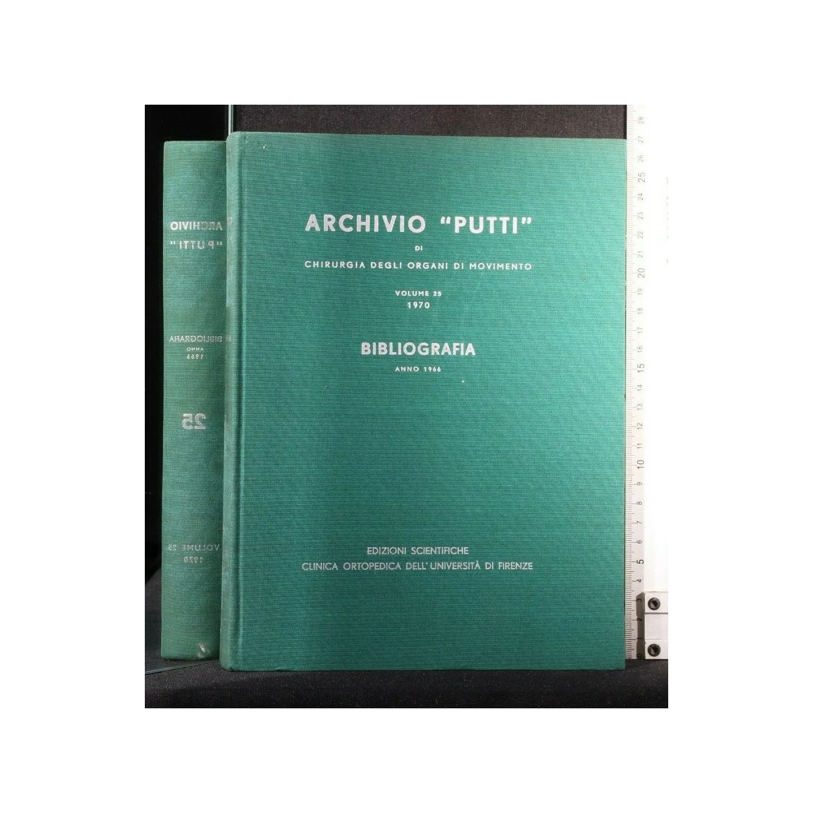 ARCHIVIO PUTTI VOLUME 25 1970 BIBLIOGRAFIA ANNO 1966