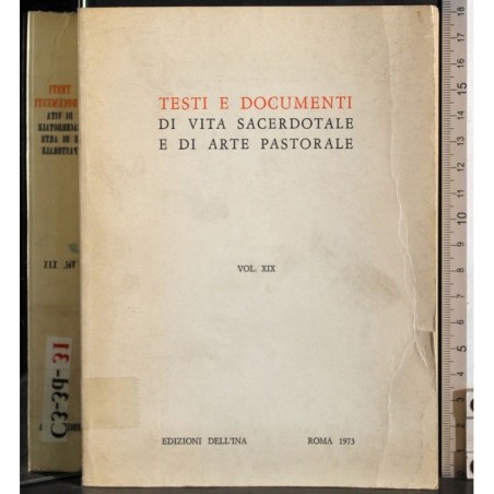 Di vita sacerdotale e di arte pastorale. Vol XIX