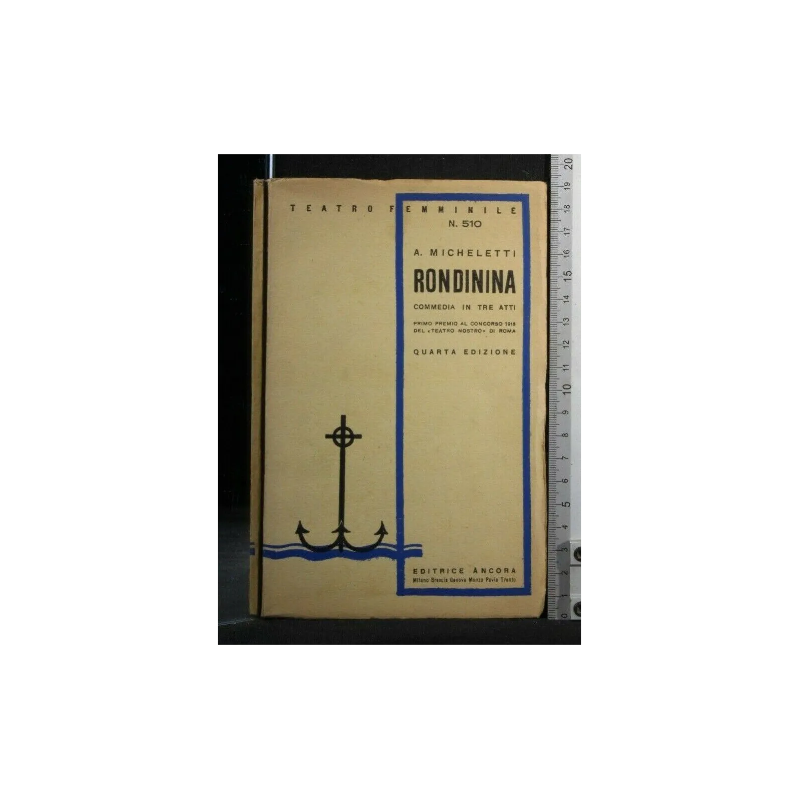 RONDININA COMMEDIA IN TRE ATTI