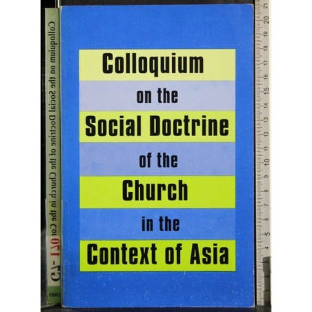 Colloquium social doctrine of the Church in the Context of Asia