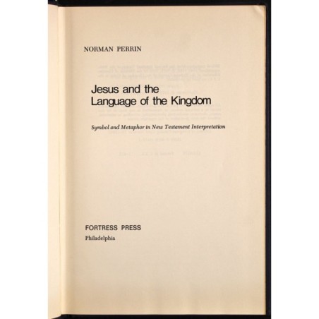 Jesus and the Language of the Kingdom