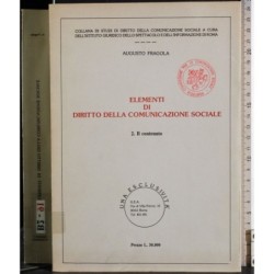 Elementi di diritto della comunicazione sociale. 2 Il contenuto