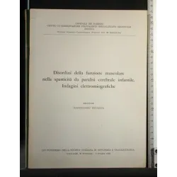 DISORDINI DELLA FUNZIONE MUSCOLARE NELLA SPASTICITA' DA PARALISI
