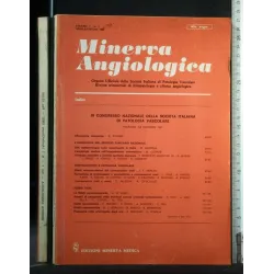 MINERVA ANGIOLOGICA APRILE-GIUGNO 1982 III CONGRESSO NAZIONALE