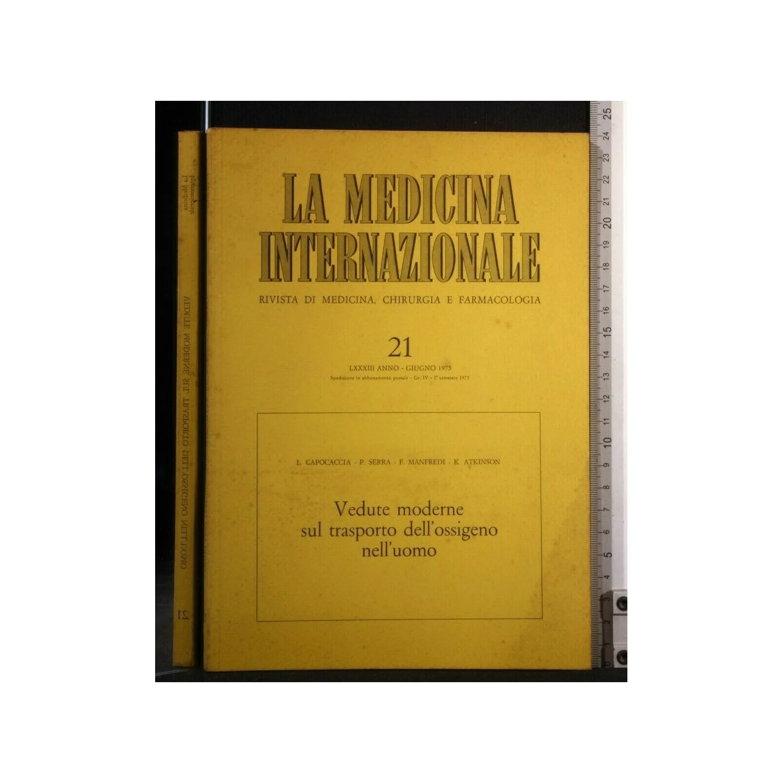 LA MEDICINA INTERNAZIONALE VEDUTE MODERNE SUL TRASPORTO
