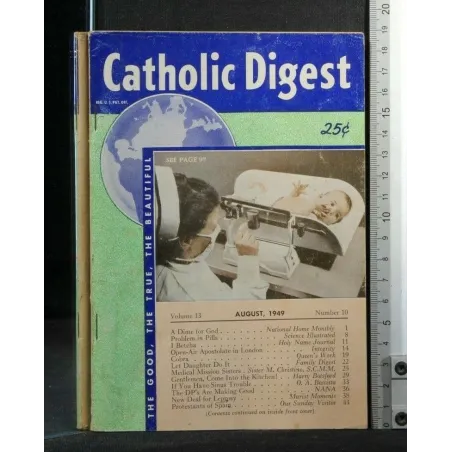 THE GOOD, THE TRUE, THE BEAUTIFUL VOL. 13 N. 10 AGOSTO, 1949