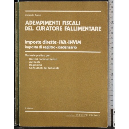 Adempimenti fiscali del curatore fallimentare
