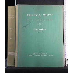 ARCHIVIO PUTTI DI CHIRURGIA DEGLI ORGANI DI MOVIMENTO VOLUME 8