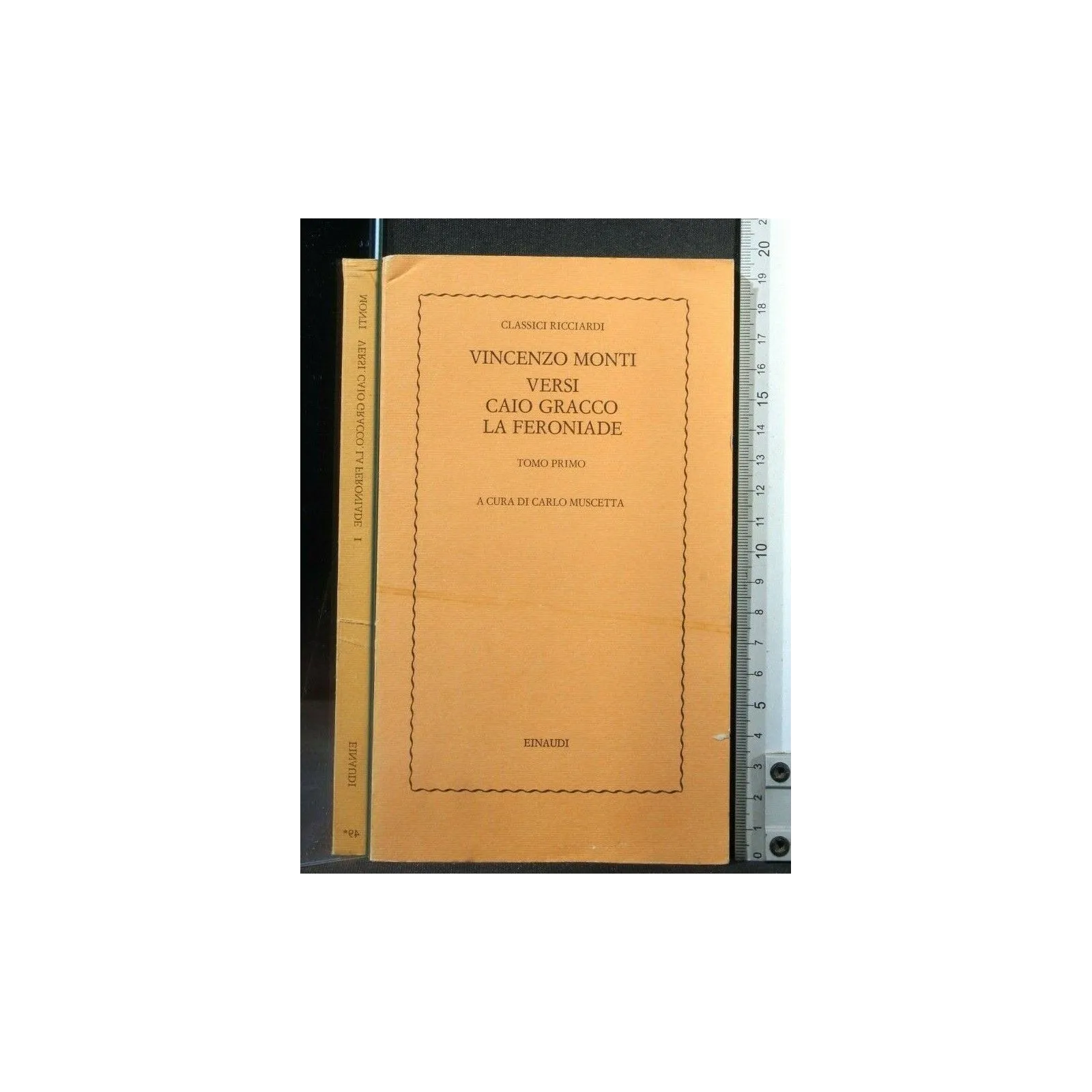 VERSI CAIO GRACCO LA FERONIADE TOMO PRIMO