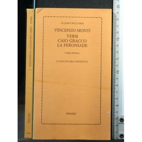VERSI CAIO GRACCO LA FERONIADE TOMO PRIMO