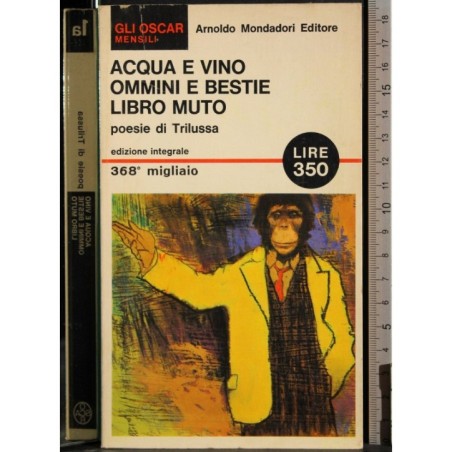 Acqua e vino Ommini e bestie Libro muto