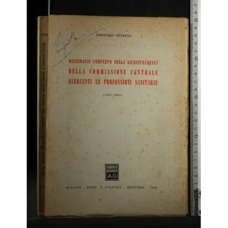 MASSIMARIO COMPLETO DELLA GIURISPRUDENZA DELLA COMMISSIONE