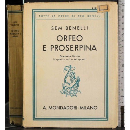 Orfeo e proserpina