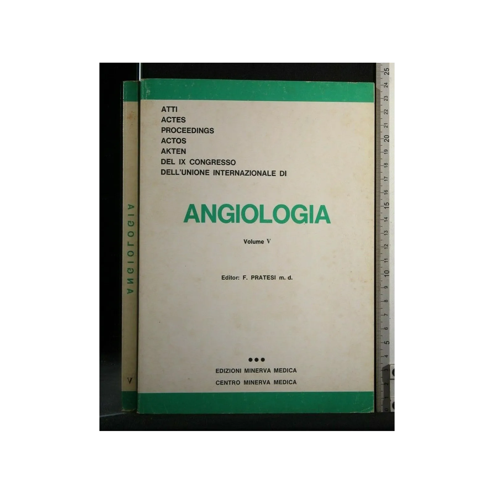 ATTI DEL IX CONGRESSO DELL'UNIONE INTERNAZIONALE DI ANTOLOGIA