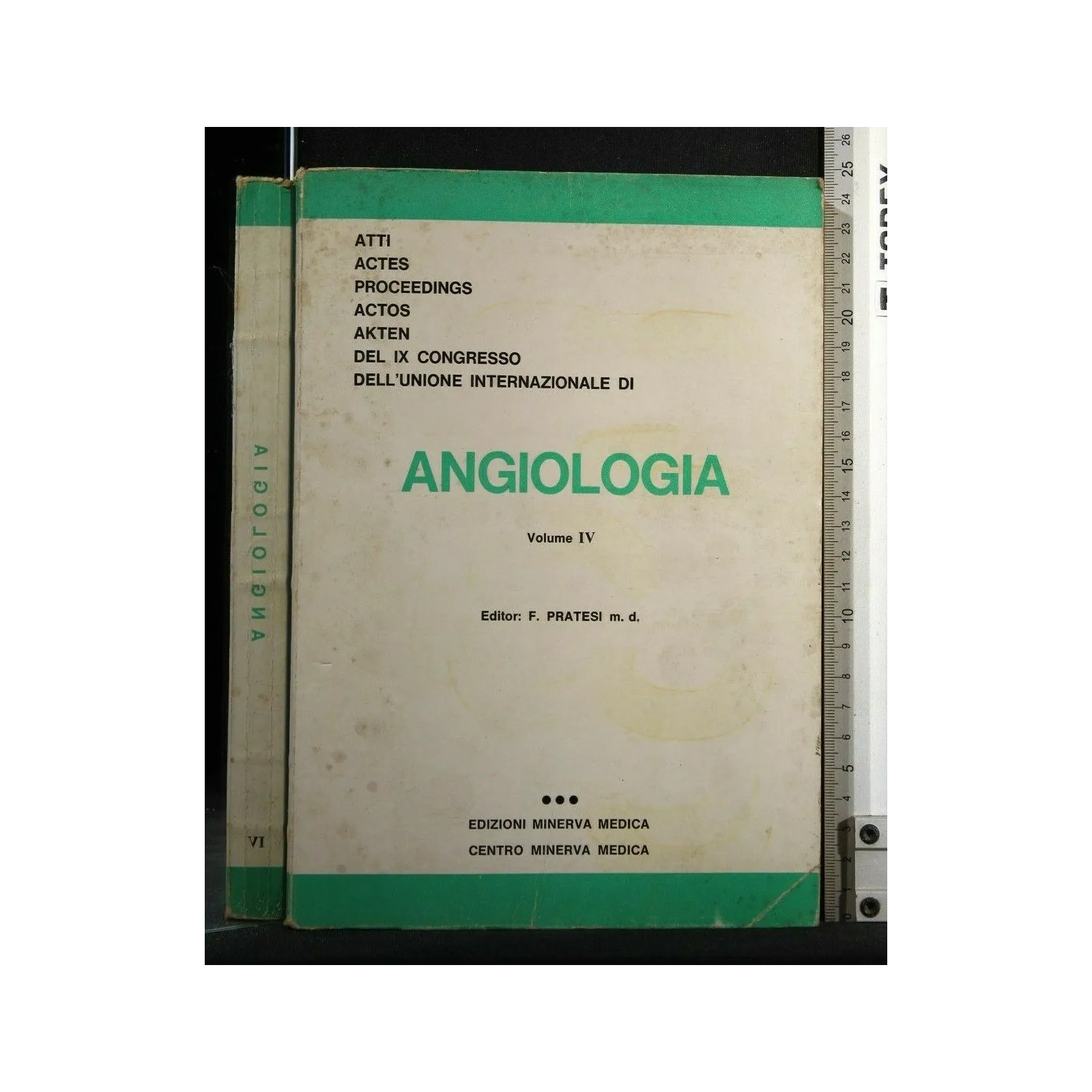 ATTI DEL IX CONGRESSO DELL'UNIONE INTERNAZIONALE DI ANTOLOGIA