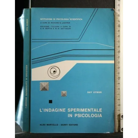 L'INDAGINE SPERIMENTALE IN PSICOLOGIA