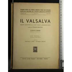 IL VALSALVA RIVISTA BIMESTRALE DI OTO-RINO-LARINGOLOGIA VOLUME