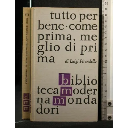 TUTTO PER BENE COME PRIMA, MEGLIO DI PRIMA