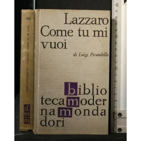 LAZZARO COME TU MI VUOI
