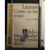 LAZZARO COME TU MI VUOI