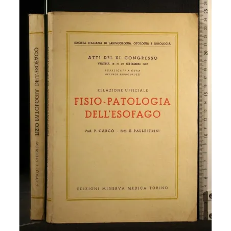 ATTI DEL XL CONGRESSO VERONA, 18-19-20 SETTEMBRE 1952 RELAZIONE