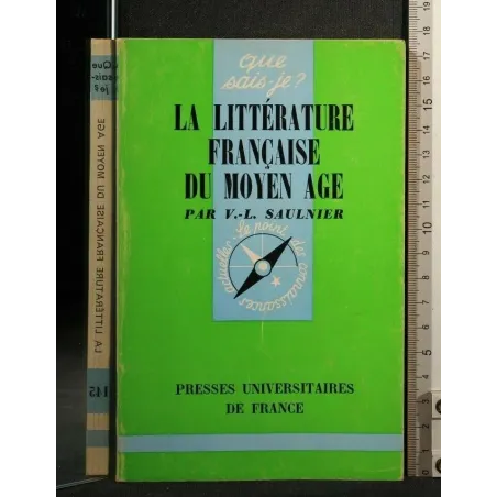 LA LITTERATURE FRANCAISE DU MOYEN AGE