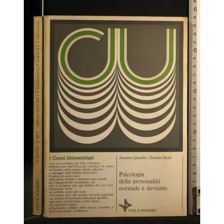 PSICOLOGIA DELLA PERSONALITA' NORMALE E DEVIANTE