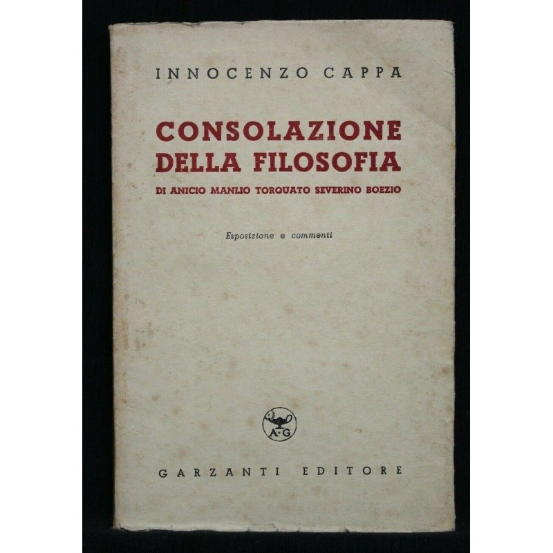 CONSOLAZIONE DELLA FILOSOFIA