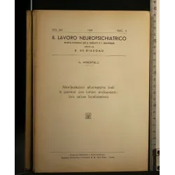 IL LAVORO NEUROPSICHIATRICO VOL. 25 FASCICOLO 2, 1959