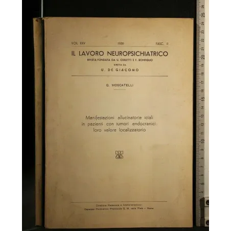 IL LAVORO NEUROPSICHIATRICO VOL. 25 FASCICOLO 2, 1959