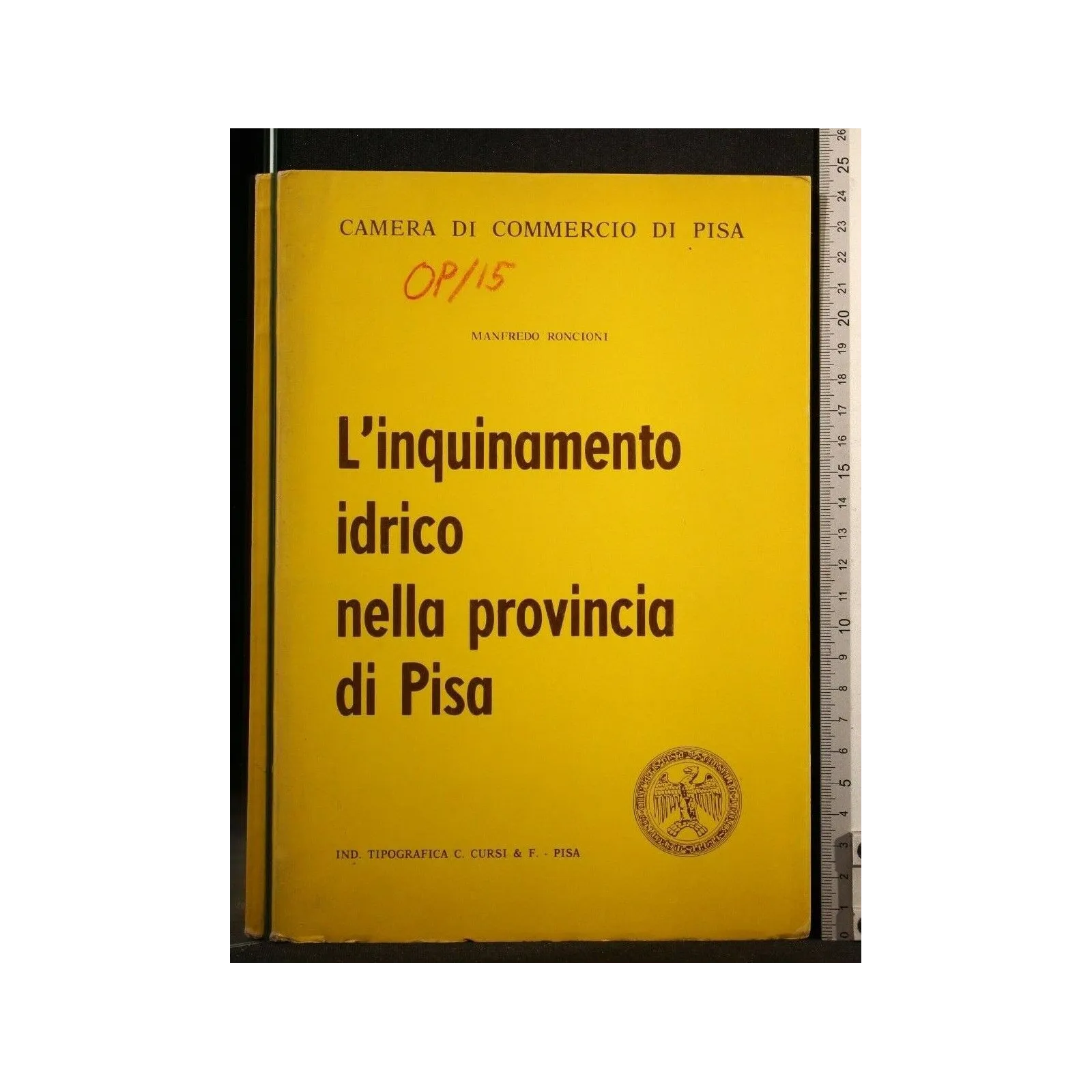 L'INQUINAMENTO IDRICO NELLA PROVINCIA DI PISA