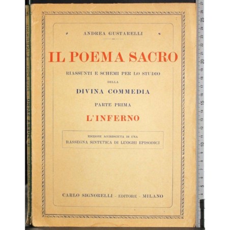 Il poema sacro. Parte prima. Inferno