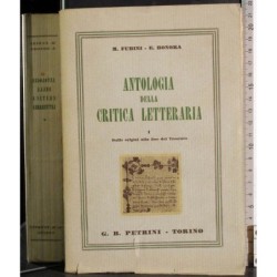 Antologia della critica letteraria. Vol 1